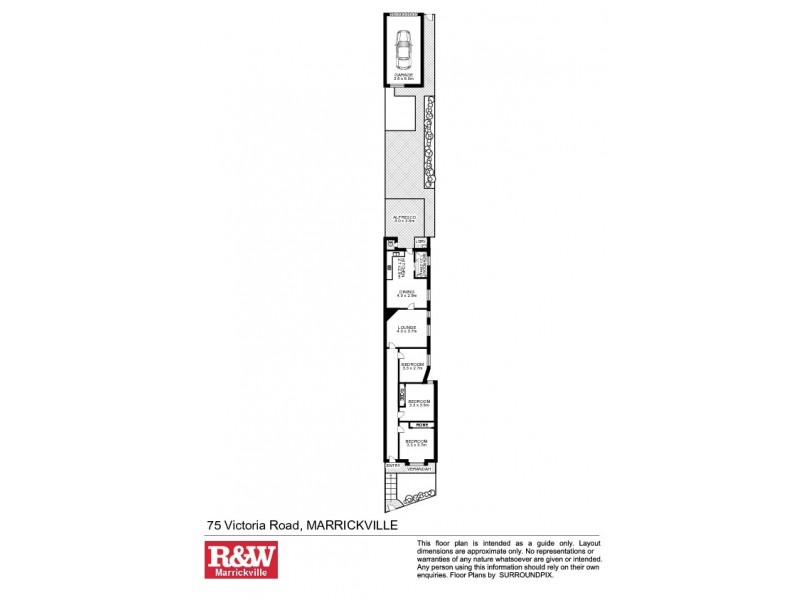 75 Victoria Road, Marrickville NSW 2204 Floorplan