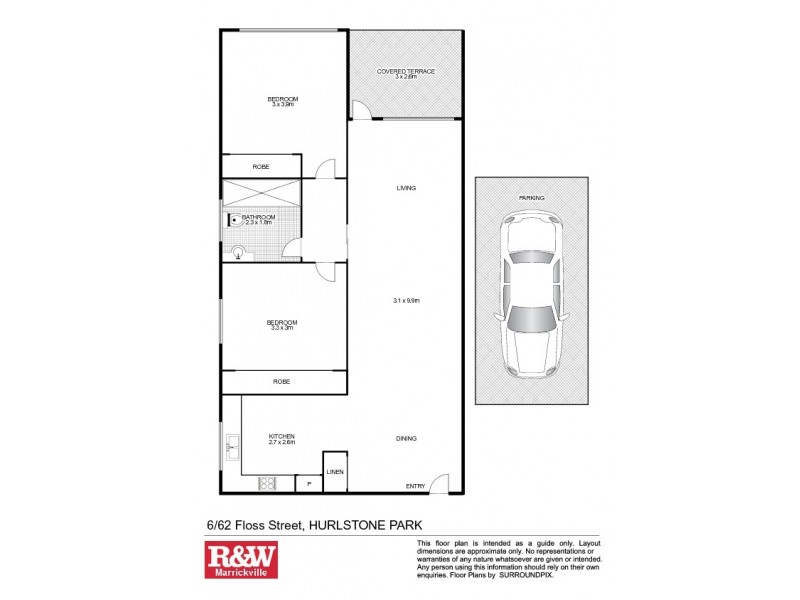 6/62 Floss Street, Hurlstone Park NSW 2193 Floorplan