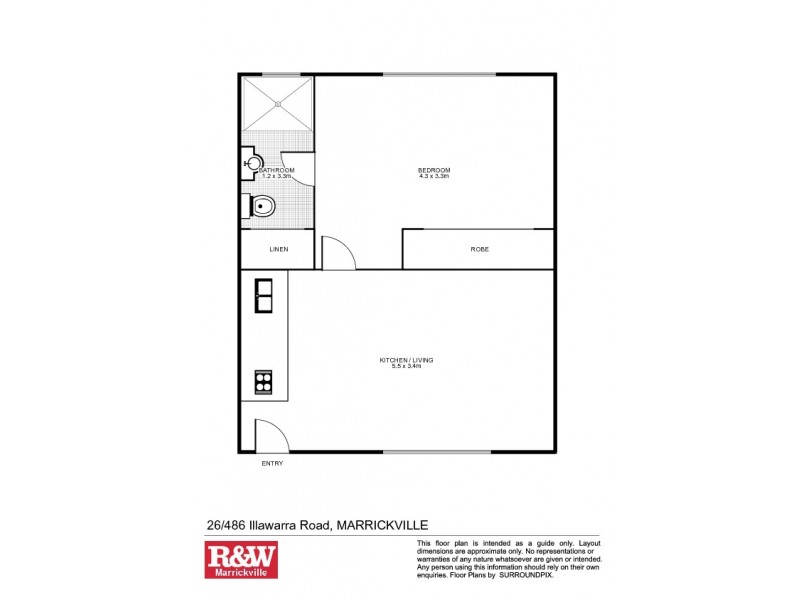 26/486 Illawarra Road, Marrickville NSW 2204 Floorplan