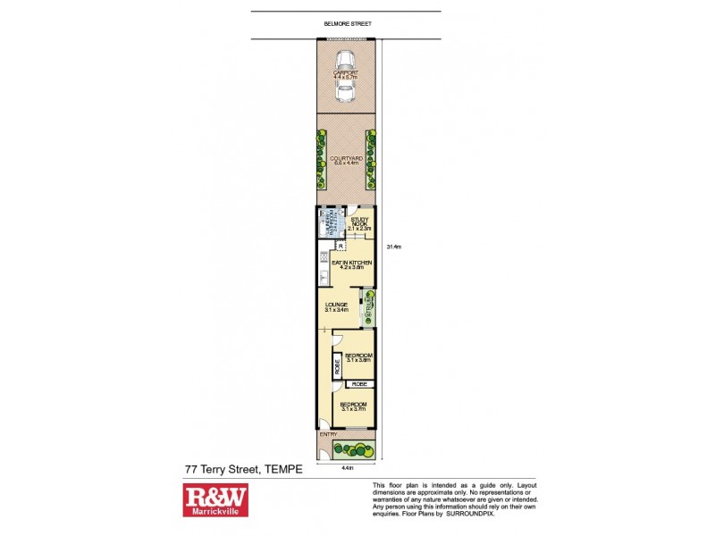 77 Terry Street, Tempe NSW 2044 Floorplan