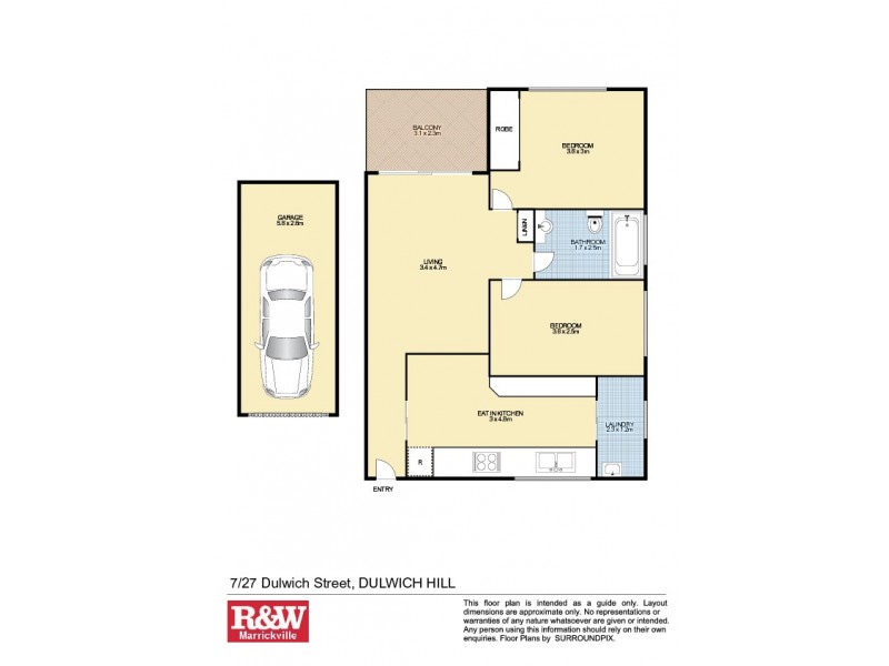 7/27 Dulwich Street, Dulwich Hill NSW 2203 Floorplan