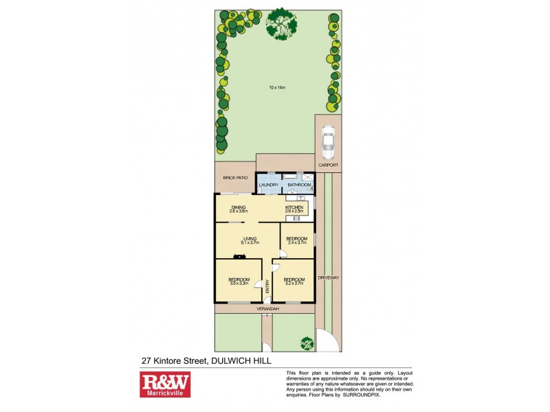 27 Kintore Street, Dulwich Hill NSW 2203 Floorplan