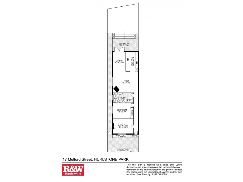 17 Melford Street, Hurlstone Park NSW 2193 Floorplan