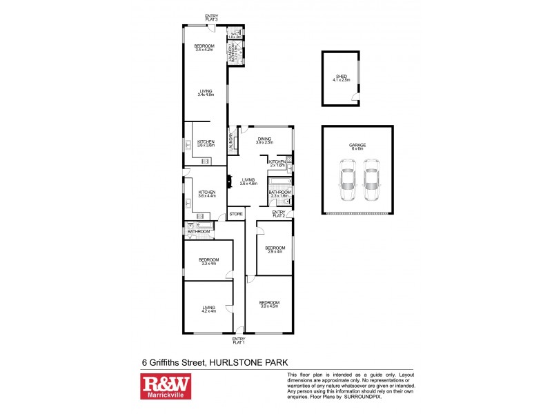 6 Griffiths Street, Hurlstone Park NSW 2193 Floorplan