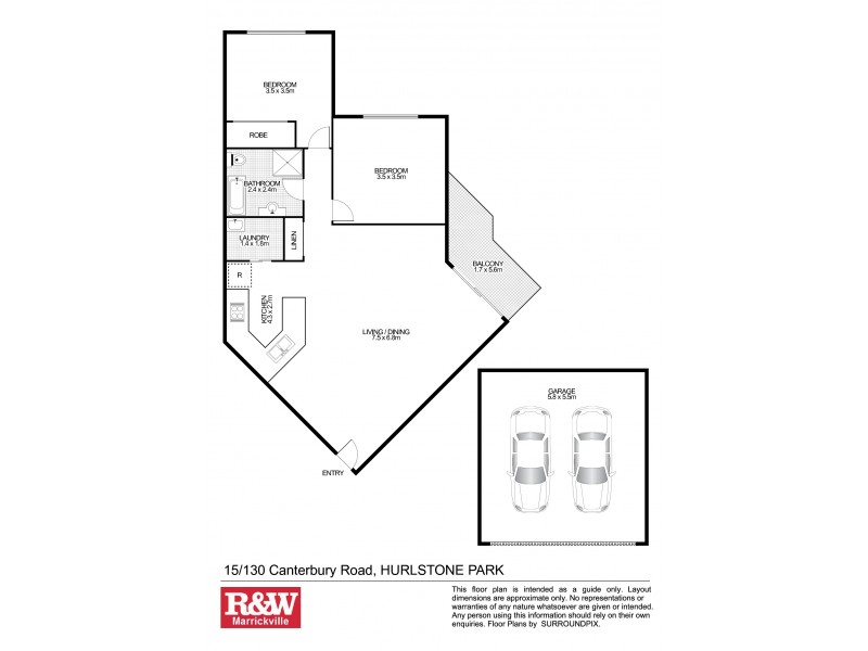 15/130 Canterbury Road, Hurlstone Park NSW 2193 Floorplan