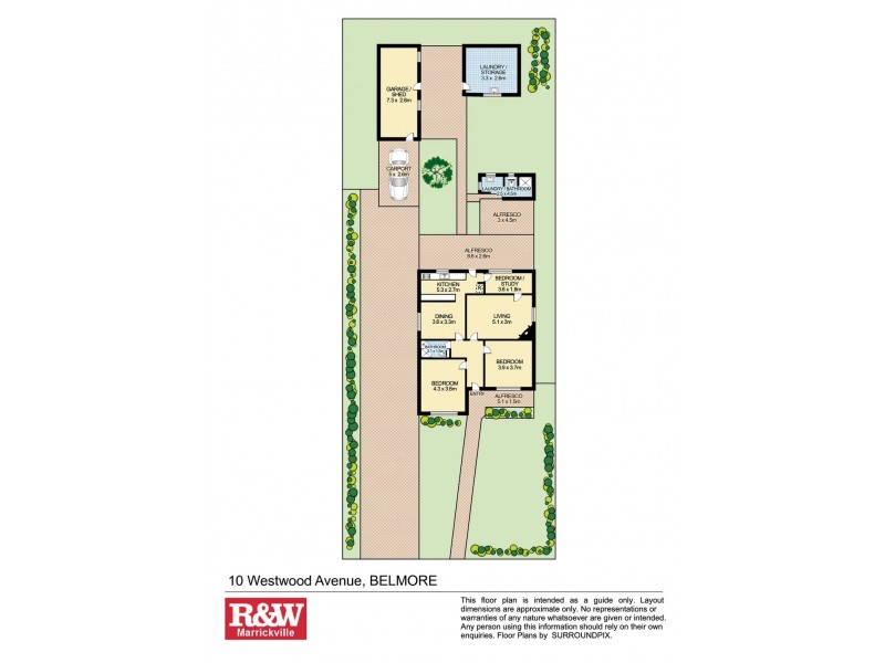 10 Westwood Avenue, Belmore NSW 2192 Floorplan