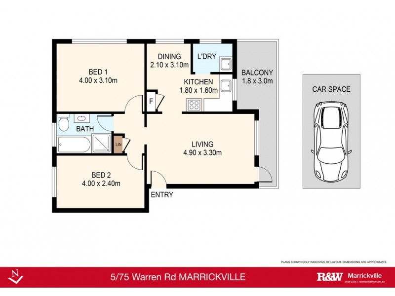 5/75 Warren Road, Marrickville NSW 2204 Floorplan