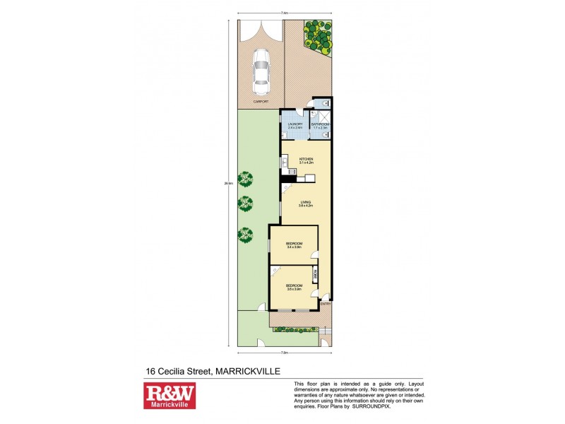 16 Cecilia Street, Marrickville NSW 2204 Floorplan