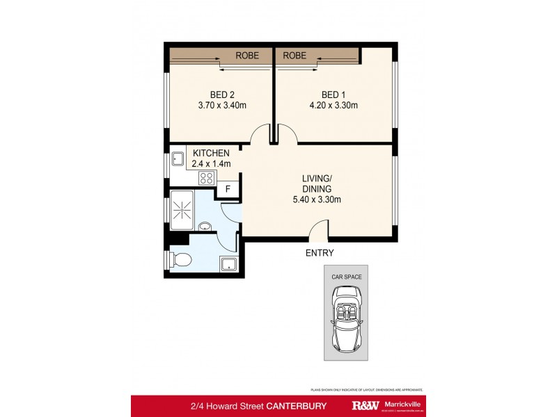 2/4 Howard Street, Canterbury NSW 2193 Floorplan