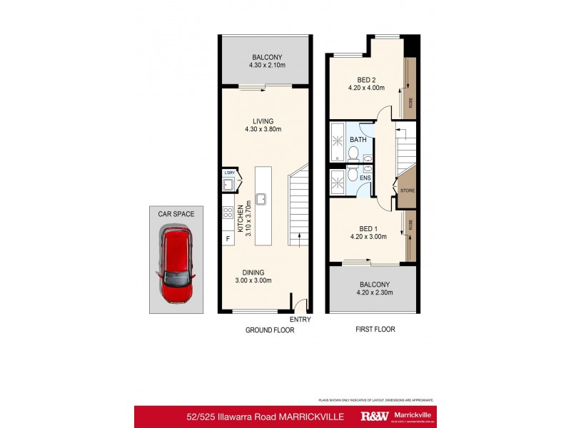 52/525 Illawarra Road, Marrickville NSW 2204 Floorplan