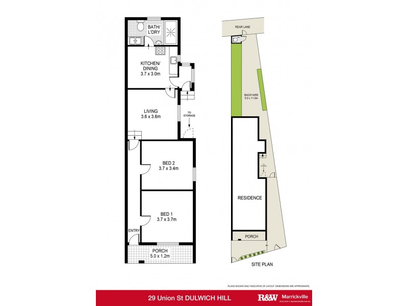 29 Union Street, Dulwich Hill NSW 2203 Floorplan