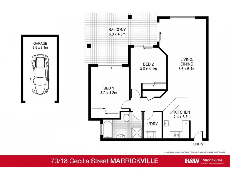 70/18 Cecilia Street, Marrickville NSW 2204 Floorplan