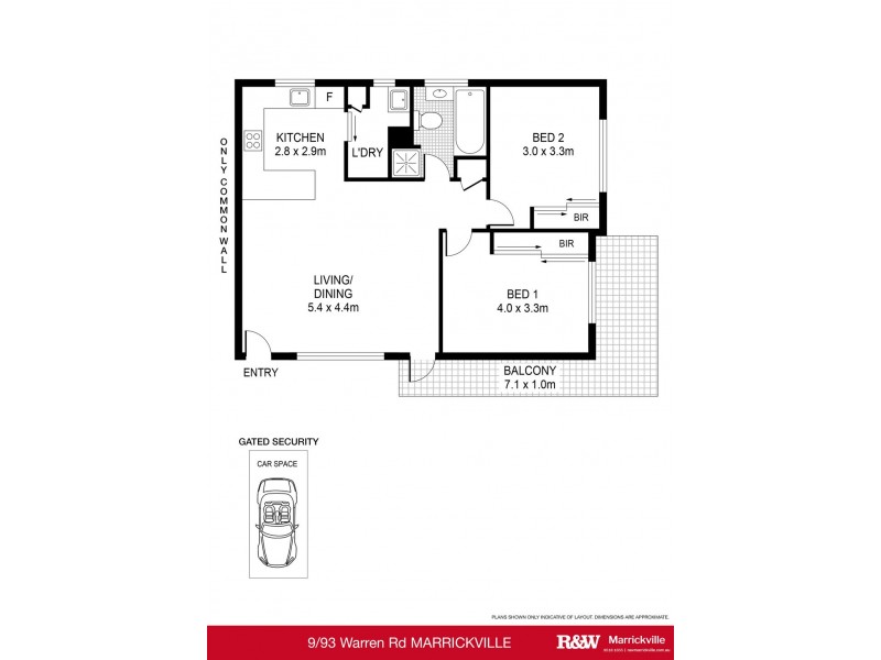 9/93 Warren Road, Marrickville NSW 2204 Floorplan