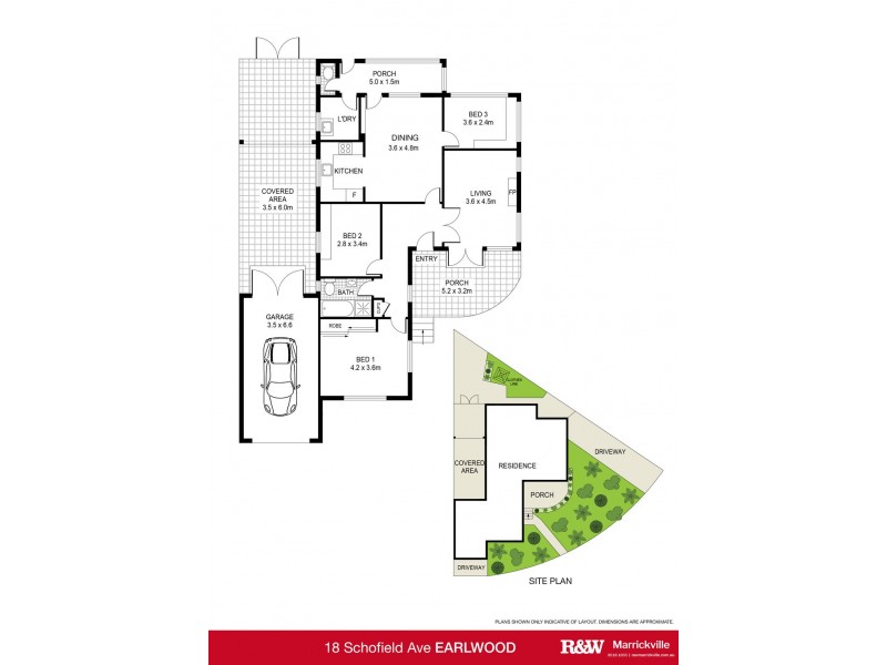 18 Schofield Avenue, Earlwood NSW 2206 Floorplan