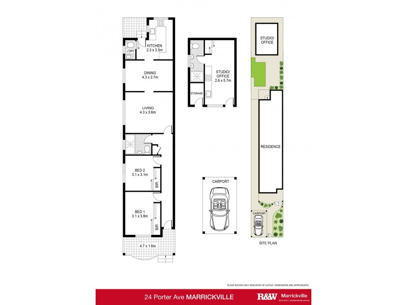 24 Porter Avenue, Marrickville NSW 2204 Floorplan