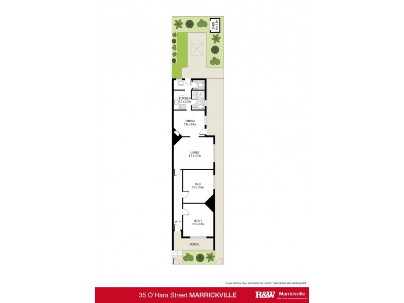 35 O’Hara Street, Marrickville NSW 2204 Floorplan