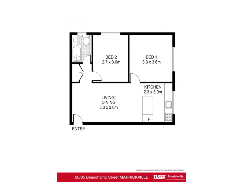 26/85 Beauchamp Street, Marrickville NSW 2204 Floorplan