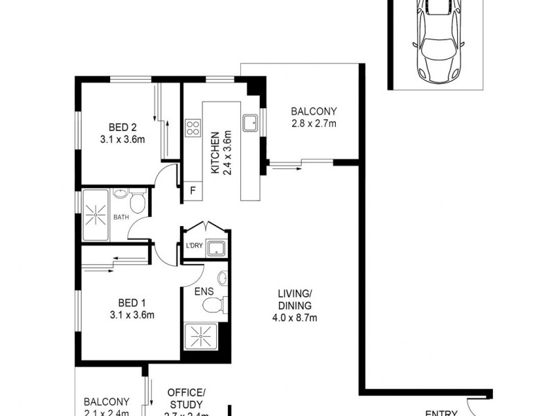 34/20 Close Street, Canterbury NSW 2193 Floorplan