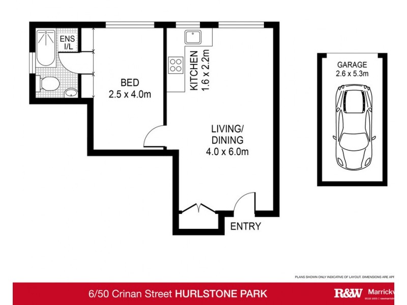 6/50 Crinan Street, Hurlstone Park NSW 2193 Floorplan