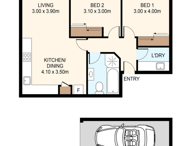 24/1-5 Glen Street, Marrickville NSW 2204 Floorplan