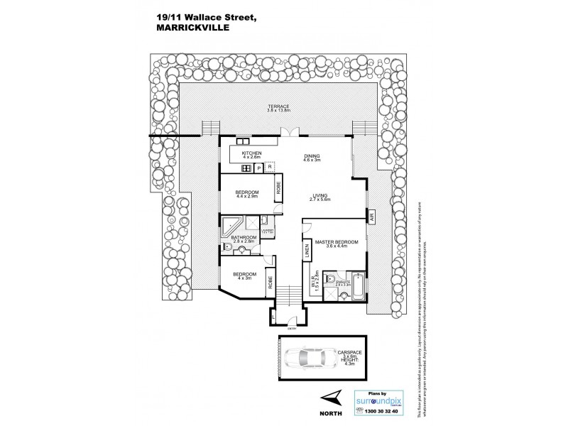 19/11 Wallace Street, Marrickville NSW 2204 Floorplan
