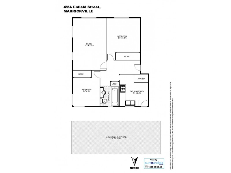 4/2A Enfield Street, Marrickville NSW 2204 Floorplan
