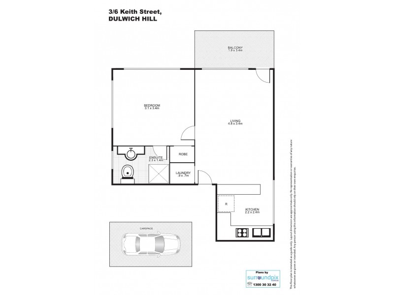 3/6 Keith Street, Dulwich Hill NSW 2203 Floorplan
