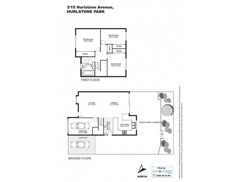 3/15 Hurlstone Avenue, Hurlstone Park NSW 2193 Floorplan