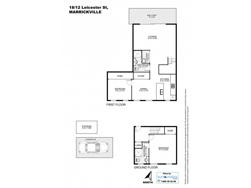 18/12 Leicester Street, Marrickville NSW 2204 Floorplan
