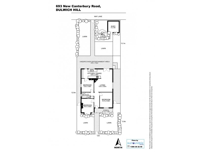 693 New Canterbury Road, Dulwich Hill NSW 2203 Floorplan