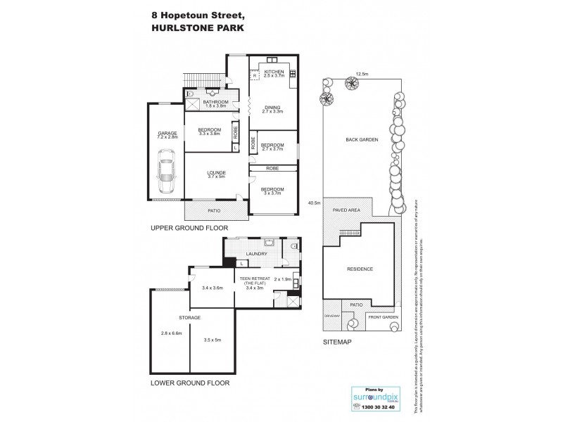 8 Hopetoun Street, Hurlstone Park NSW 2193 Floorplan