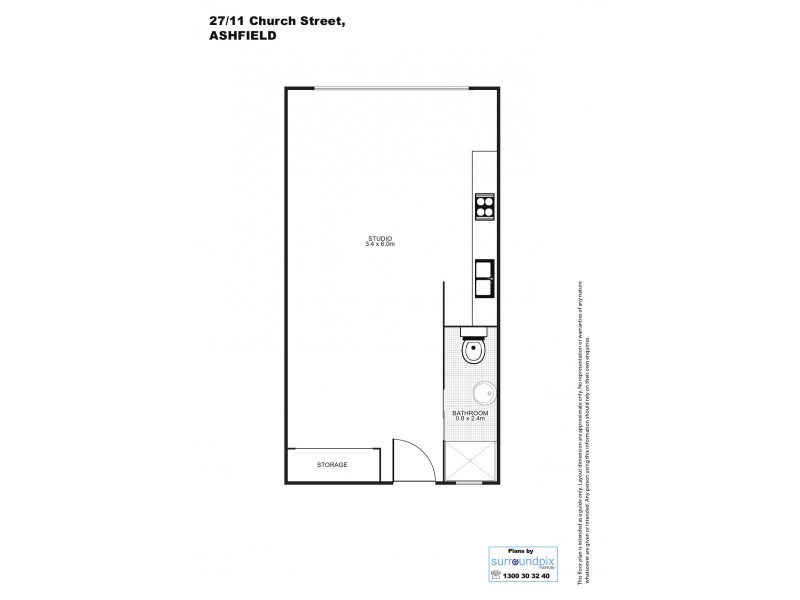 27/11 Church Street, Ashfield NSW 2131 Floorplan