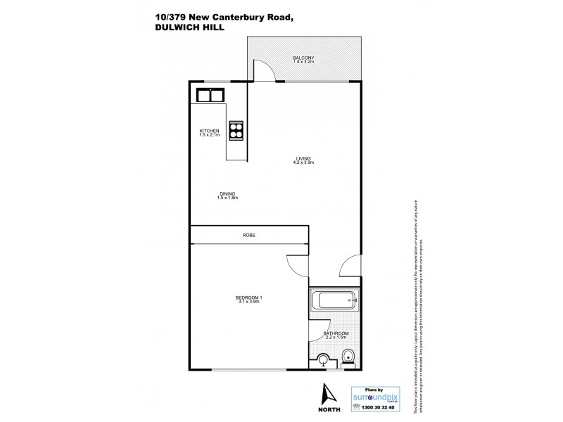10/379 New Canterbury Road, Dulwich Hill NSW 2203 Floorplan