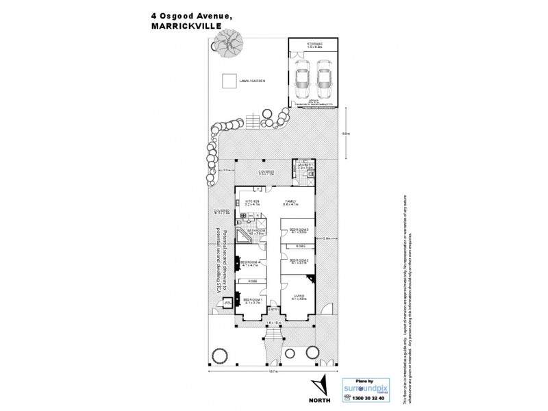 4 Osgood Avenue, Marrickville NSW 2204 Floorplan