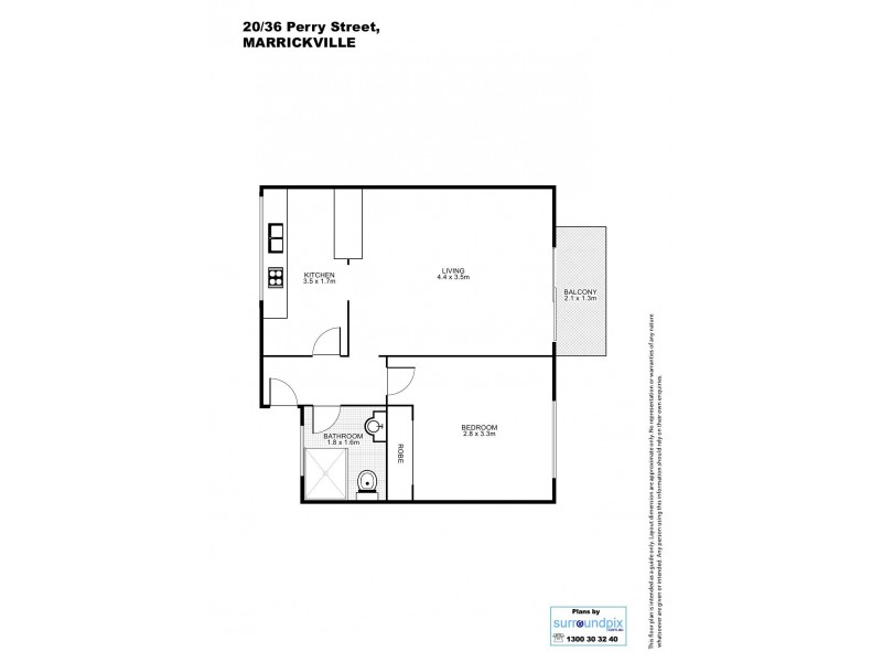 20/36 Perry Street, Marrickville NSW 2204 Floorplan