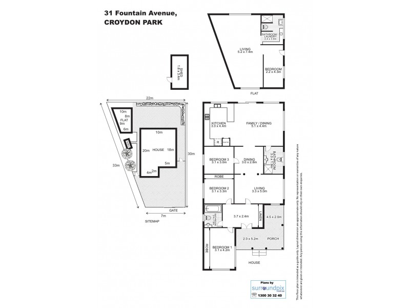 31 Fountain Avenue, Croydon Park NSW 2133 Floorplan