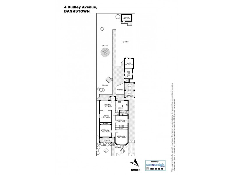 4 Dudley Avenue, Bankstown NSW 2200 Floorplan