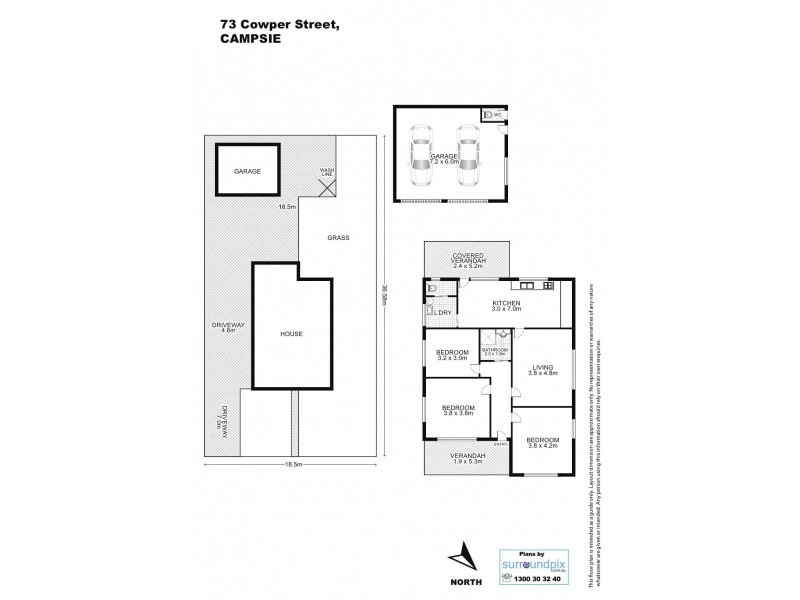 73 Cowper Street, Campsie NSW 2194 Floorplan