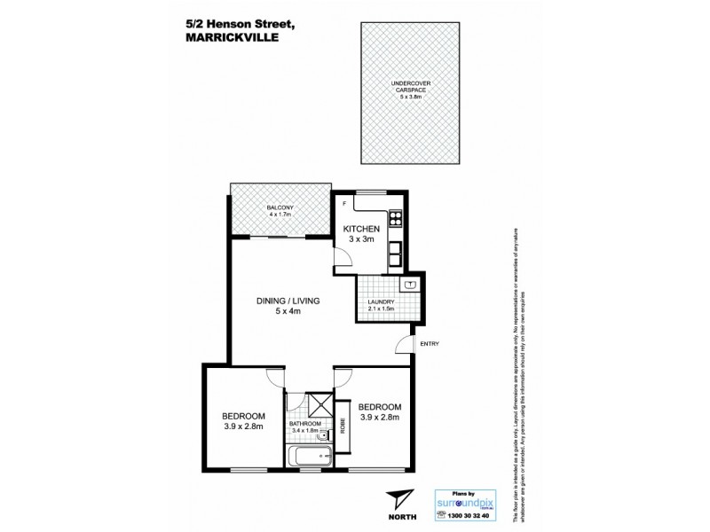 5/2 Henson Street, Marrickville NSW 2204 Floorplan