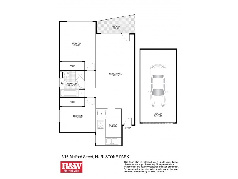 2/16 Melford Street, Hurlstone Park NSW 2193