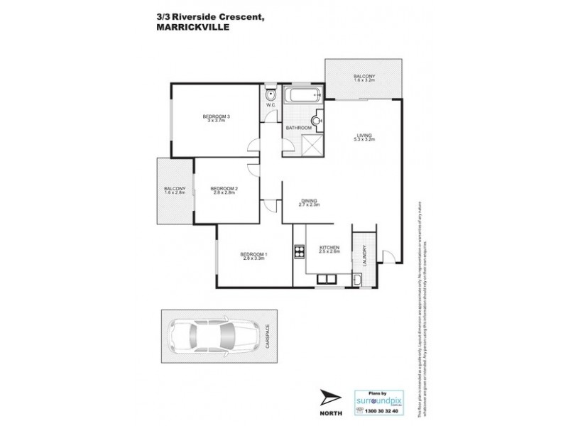 3/3-5 Riverside Crescent, Marrickville NSW 2204