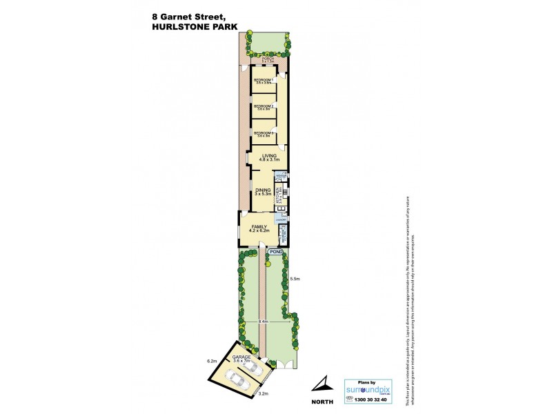 8 Garnet Street, Hurlstone Park NSW 2193 Floorplan