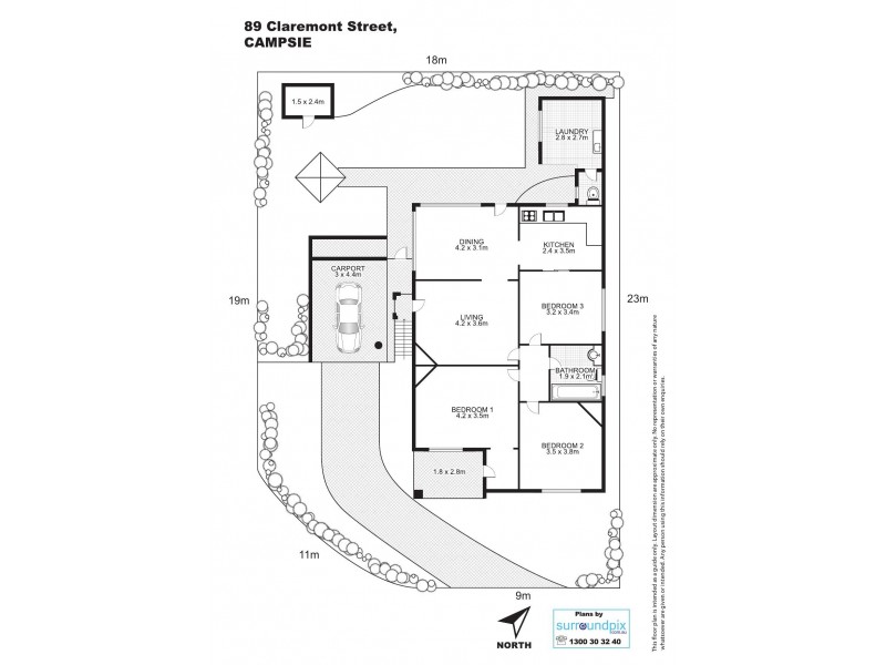89 Claremont Street, Campsie NSW 2194 Floorplan