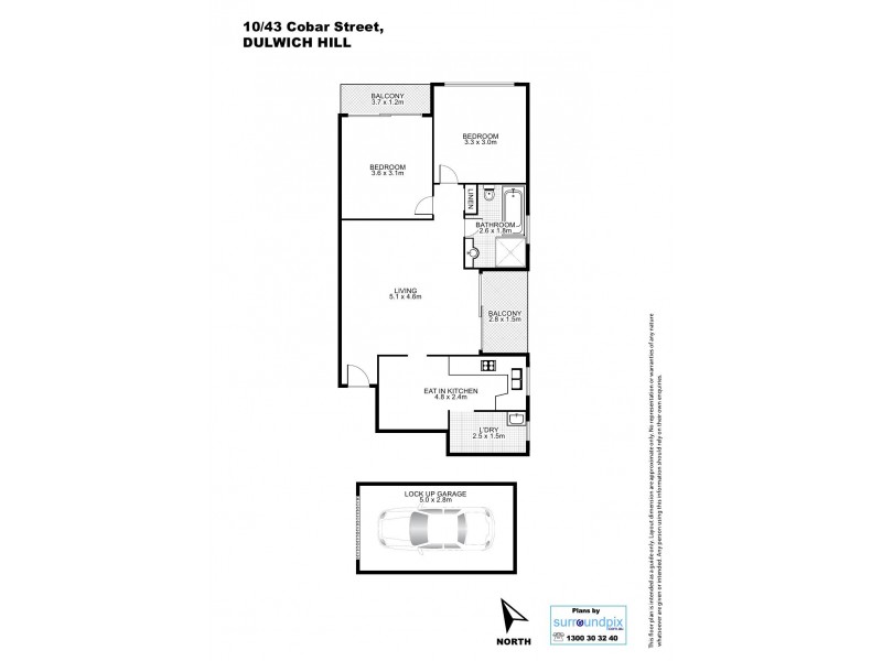 10/43 Cobar Street, Dulwich Hill NSW 2203 Floorplan