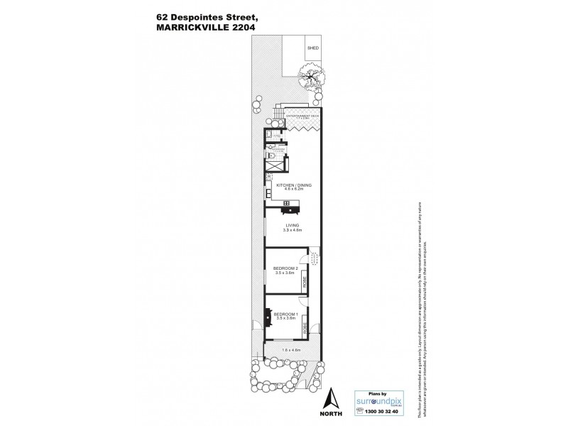 62 Despointes Street, Marrickville NSW 2204 Floorplan