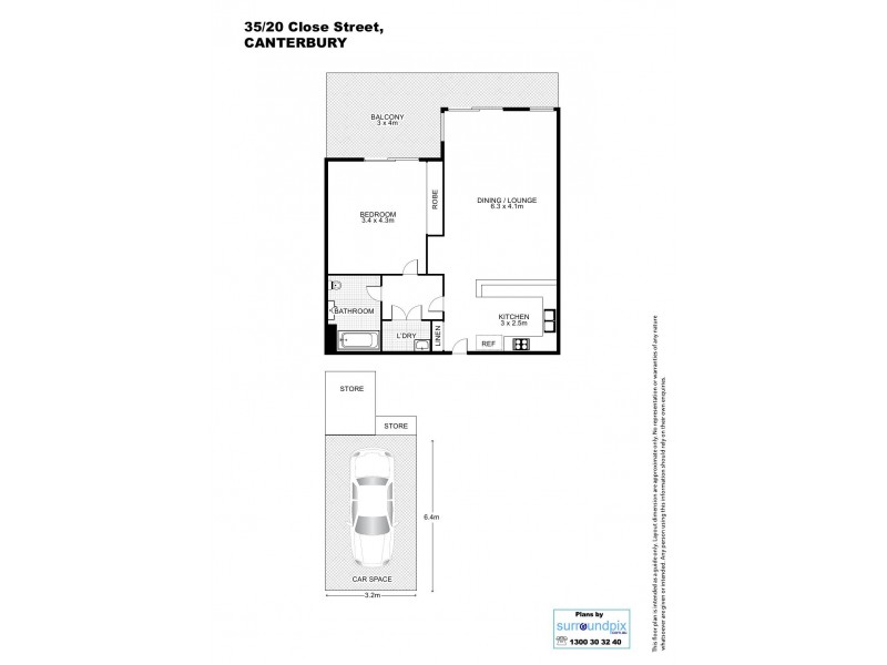 35/20 Close Street, Canterbury NSW 2193 Floorplan