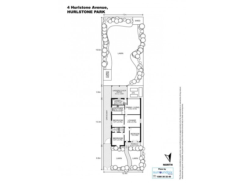 4 Hurlstone Avenue, Hurlstone Park NSW 2193 Floorplan