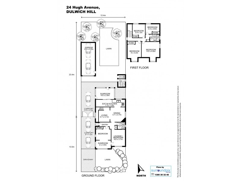 24 Hugh Avenue, Dulwich Hill NSW 2203 Floorplan