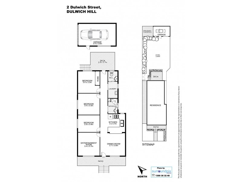 2 Dulwich Street, Dulwich Hill NSW 2203 Floorplan