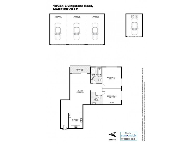 18/364 Livingstone Road, Marrickville NSW 2204 Floorplan